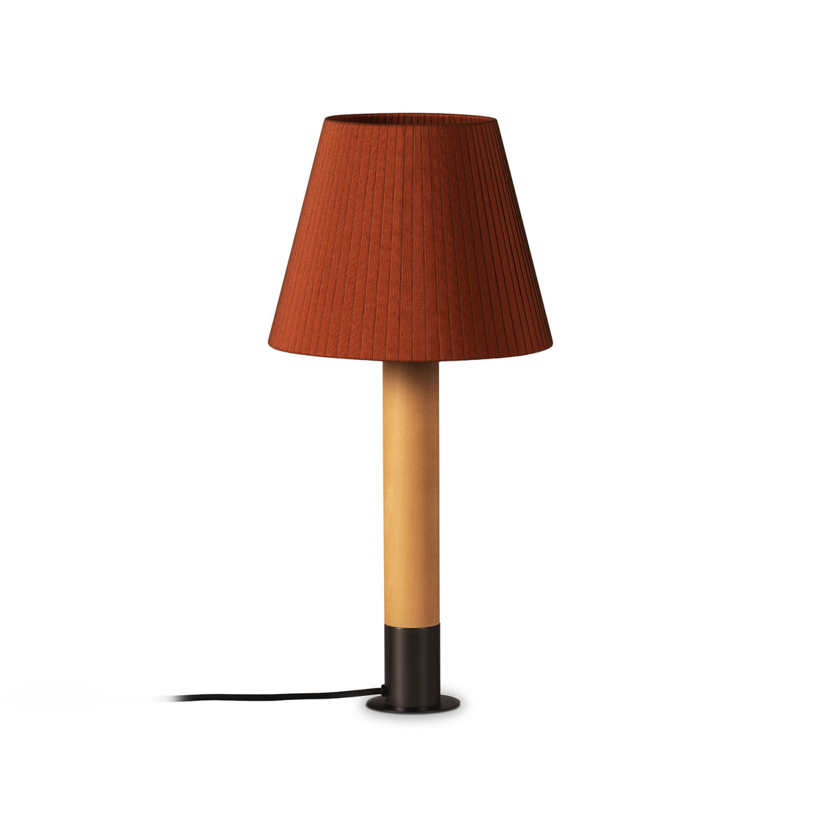 Basica Table Lamp – 25x52 / Metal (Stabilizing Disc Bronze) / Tile Raw Color Ribbon-1