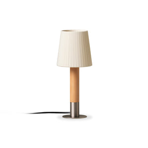 Basica Minima Table Lamp - Nickel/Natural Ribbon