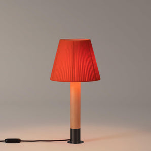 Basica M1 Table Lamp - Stabilizing Disc Bronze/Red Amber Ribbon