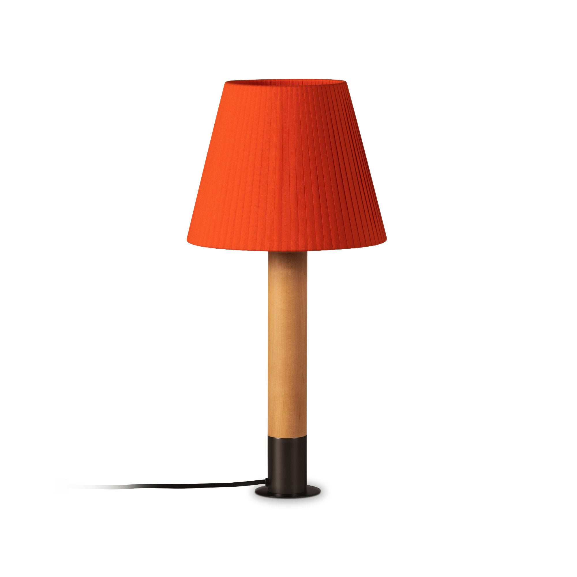 Basica M1 Table Lamp - Stabilizing Disc Bronze/Red Amber Ribbon-1