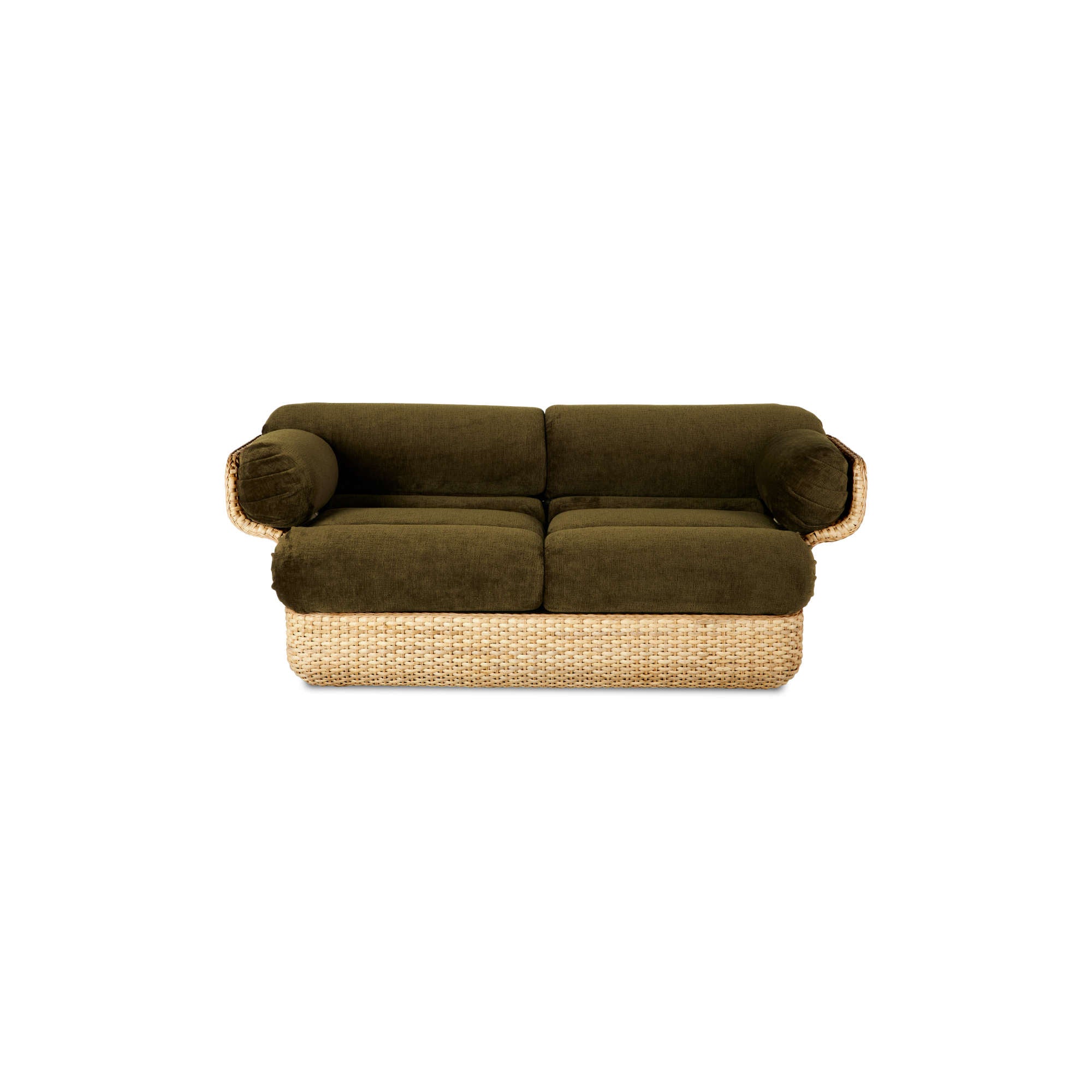 Basket 44005 Outdoor Sofa - Rattan/Fabric B (Mumble 40)-3