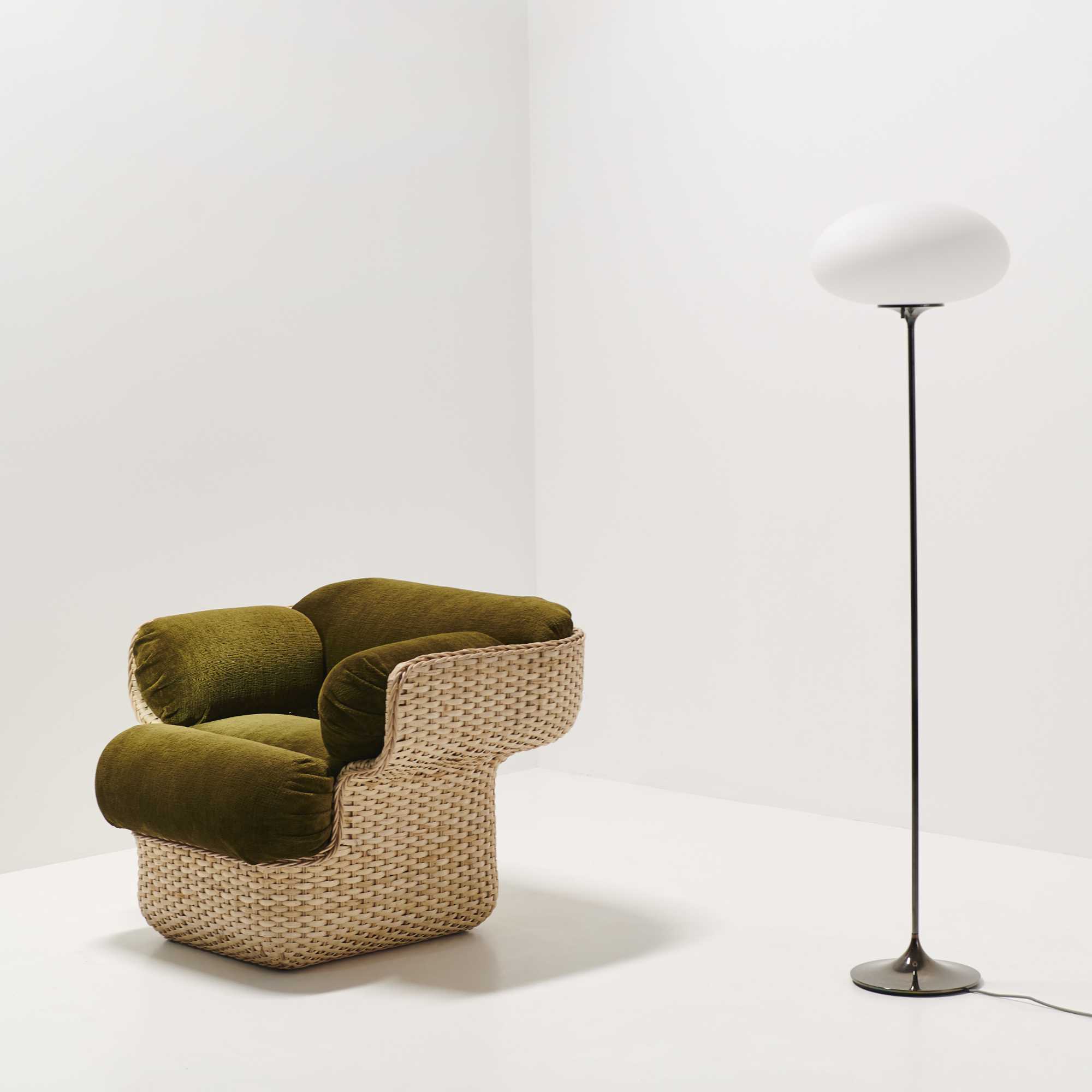 Basket 44167 Outdoor Lounge Chair - Rattan/Fabric D (Zero 002)-6