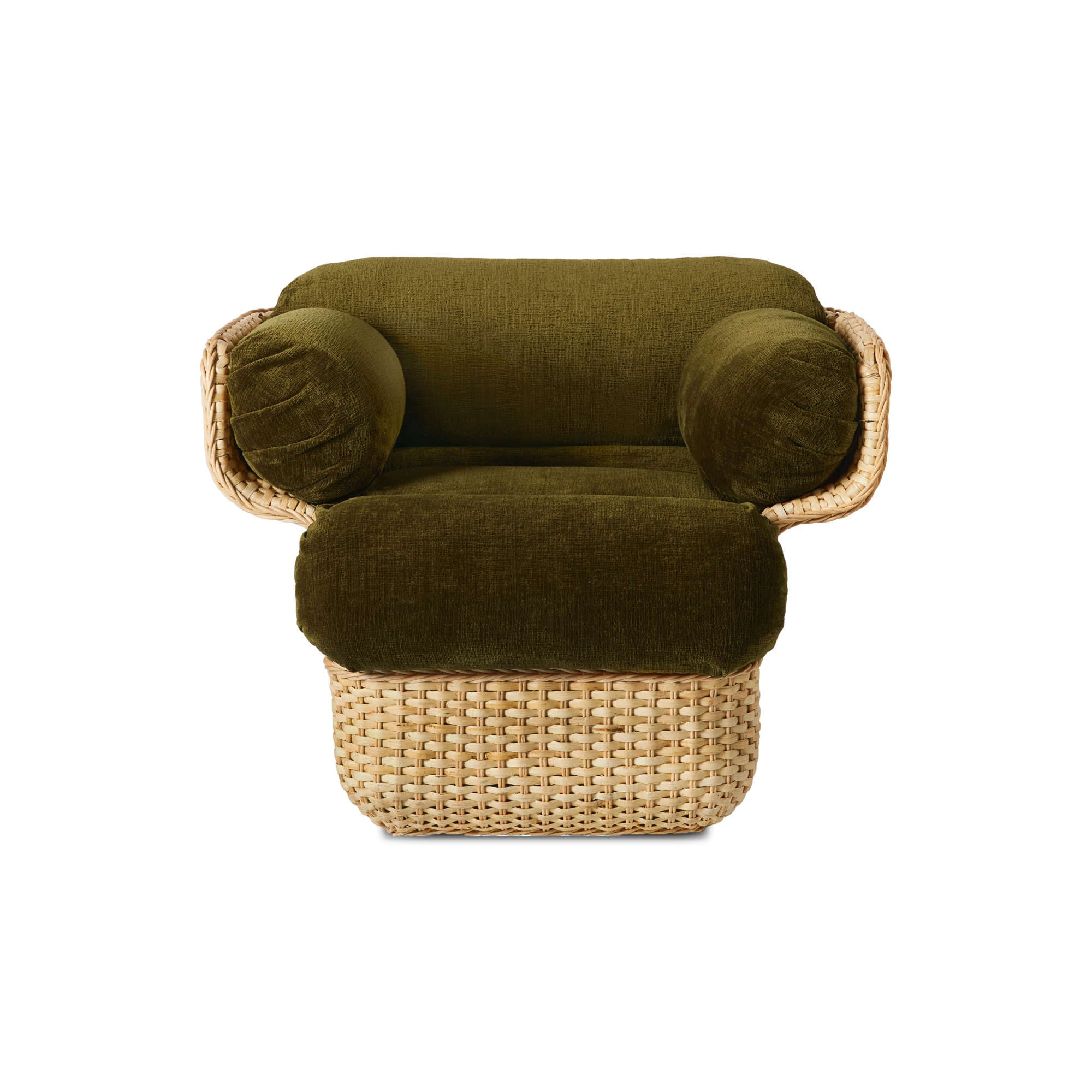 Basket 44167 Outdoor Lounge Chair - Rattan/Fabric B (Mumble 40)-3