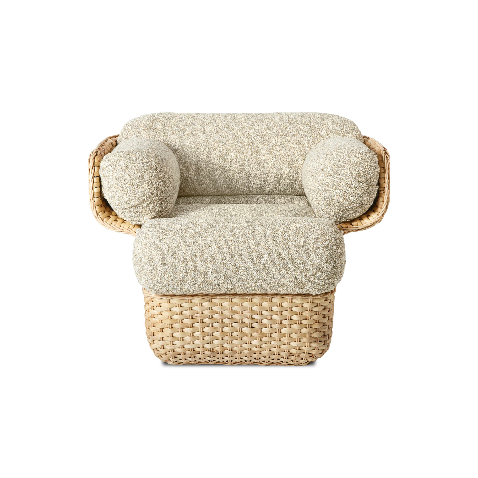 Basket 44167 Outdoor Lounge Chair - Rattan/Fabric D (Zero 002)-3