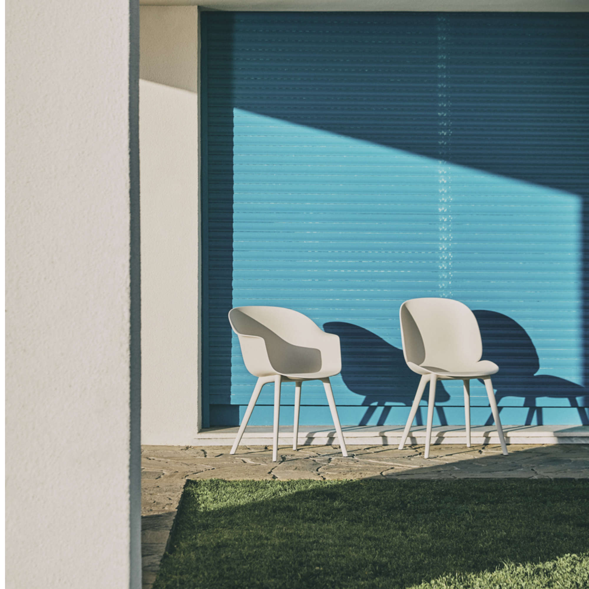 Bat 36582 Outdoor Dining Chair - New Beige-2