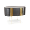 Be-lieve Console - Matte Burnished Iron/Brass