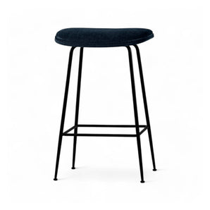 Beetle 10235 Counter Chair - Black Matt/Fabric C (Belsuede Special FR 016)