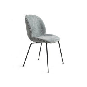 Beetle 10249 Dining Chair - Black Matt/Fabric C (Belsuede Special FR 012)