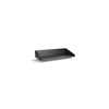 Bendy Shelf - Black Varnished Iron