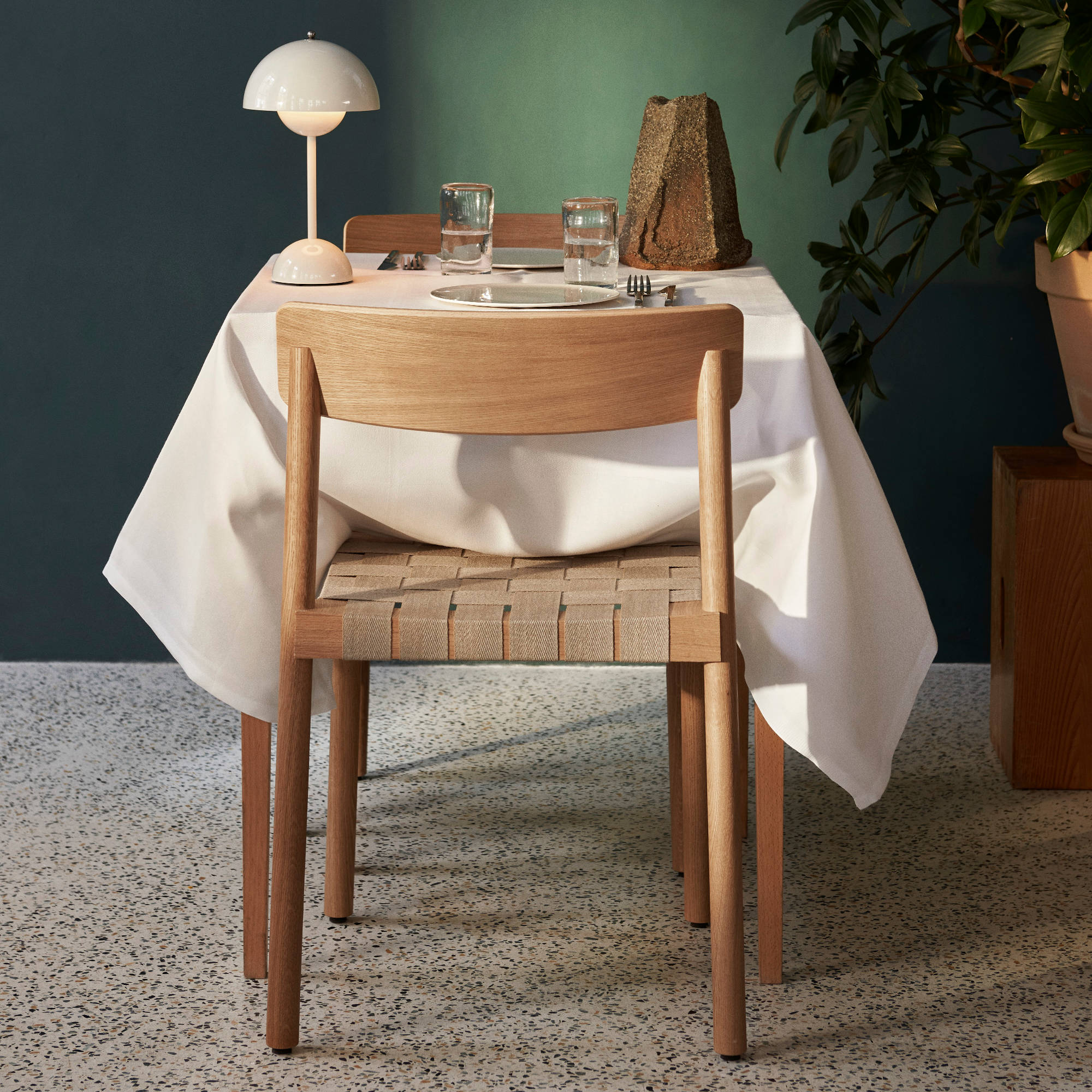 Betty TK1 Dining Chair - Oak/Natural-4