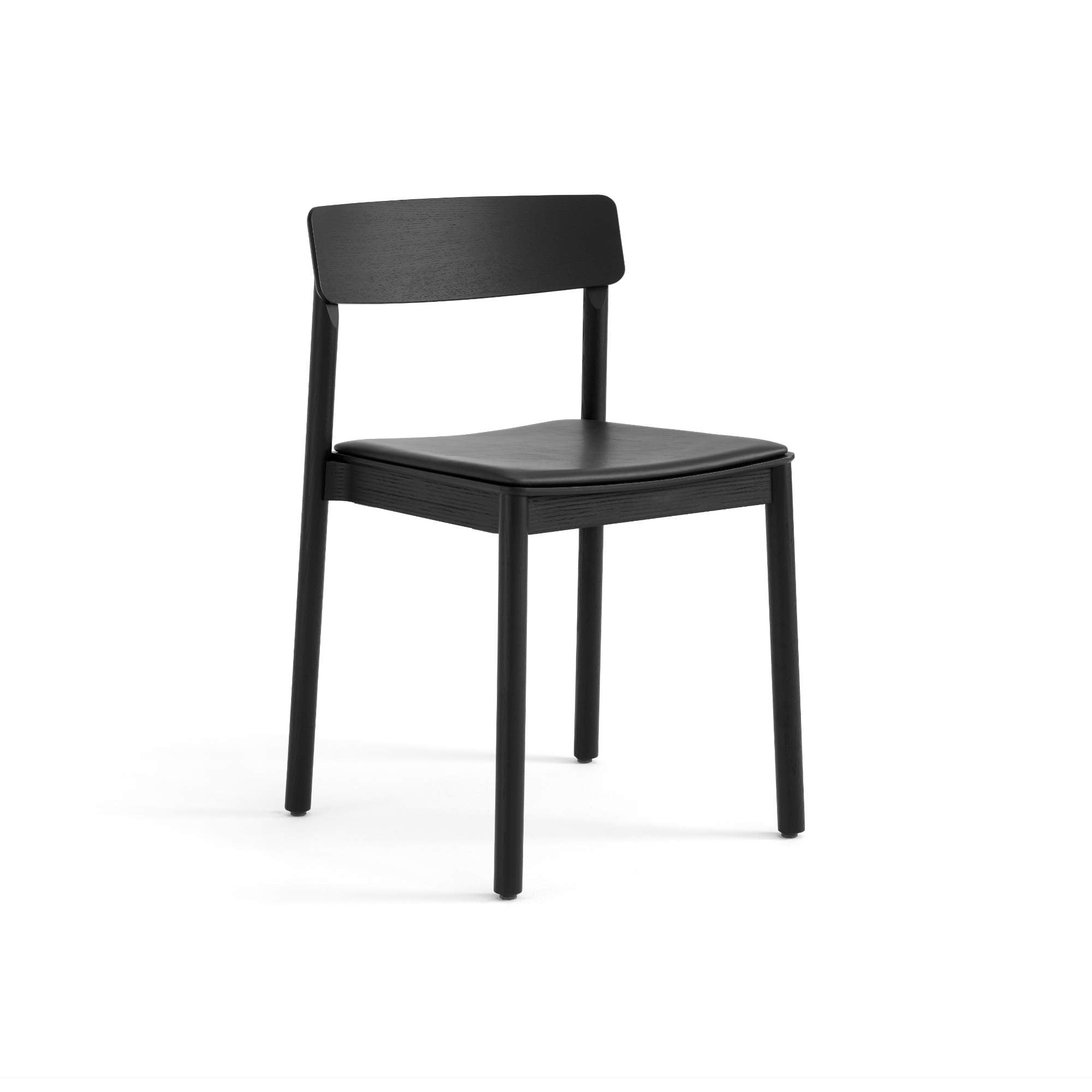 Betty TK3 Dining Chair - Black/Leather (Noble Aniline Black)-1