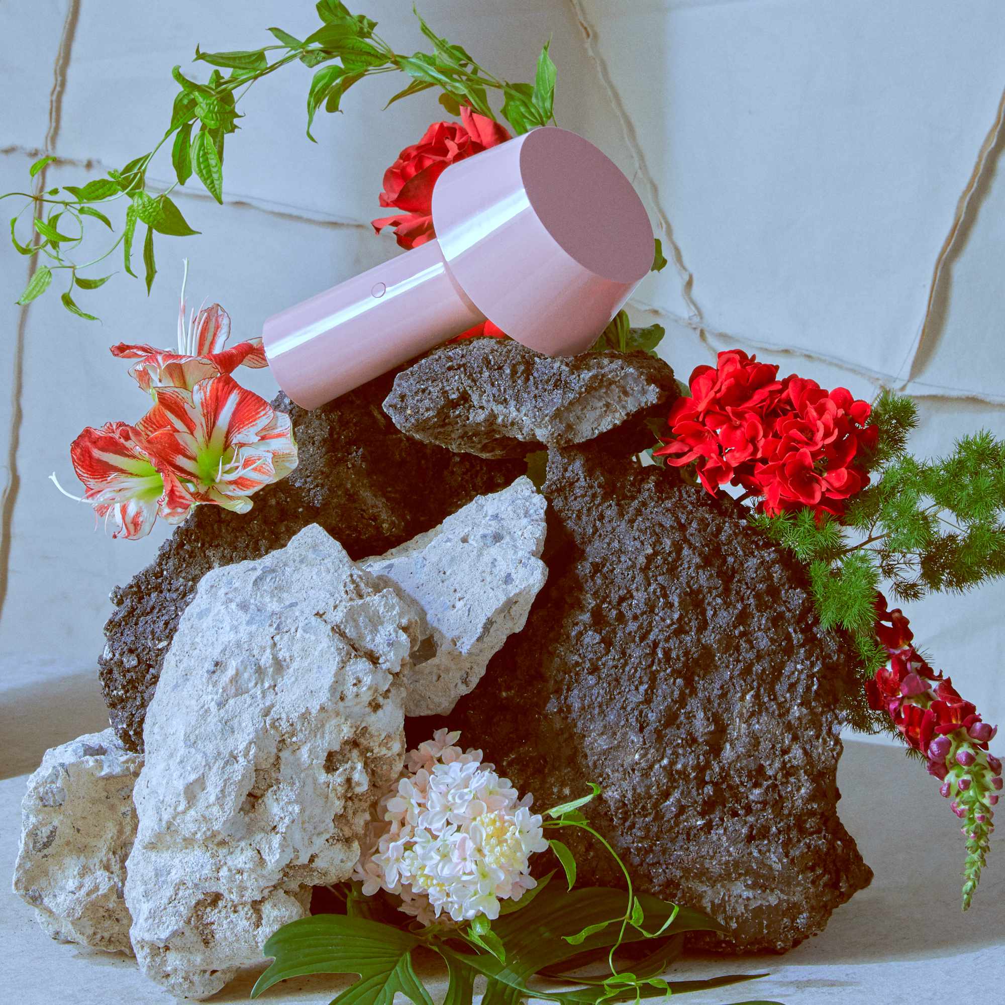 Bicoca Portable Table Lamp - Pale Pink