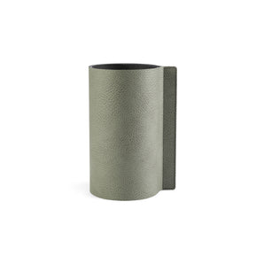 Block Vase - Medium/Hippo Olive Green