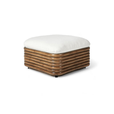 Bohemian 43581 Outdoor Ottoman - Rattan/Fabric B (Flair Special FR 101)