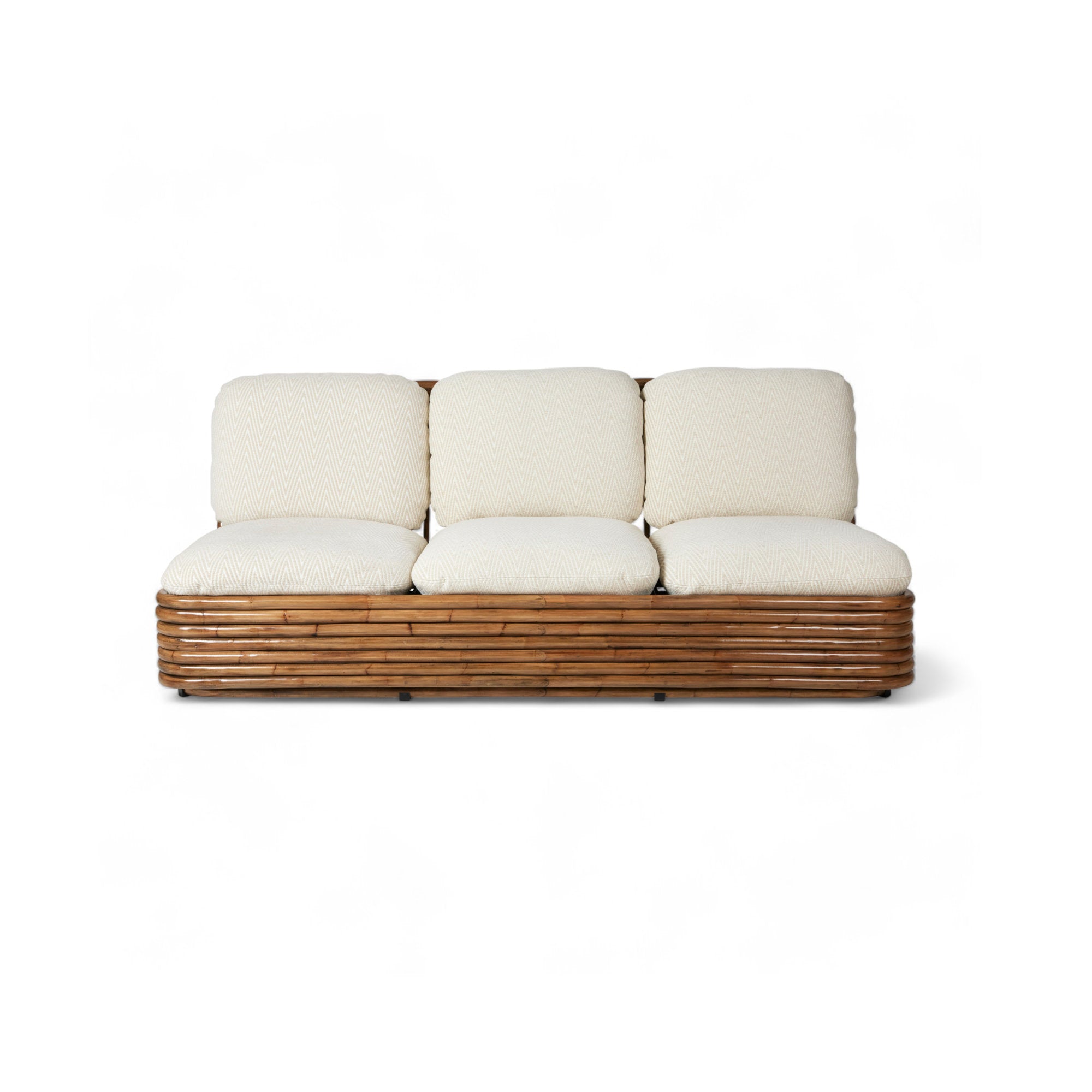 Bohemian 43582 72 Outdoor Sofa - Rattan/Fabric D (Chevron Outdoor FR 002)-3