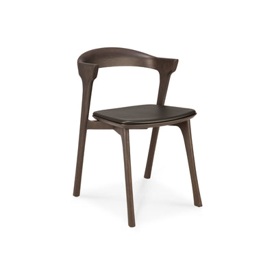 Bok 51551 Dining Chair - Oak Brown/Leather (Brown)