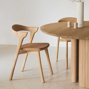 Bok 51483 Dining Chair - Oak/Leather (Sienna)