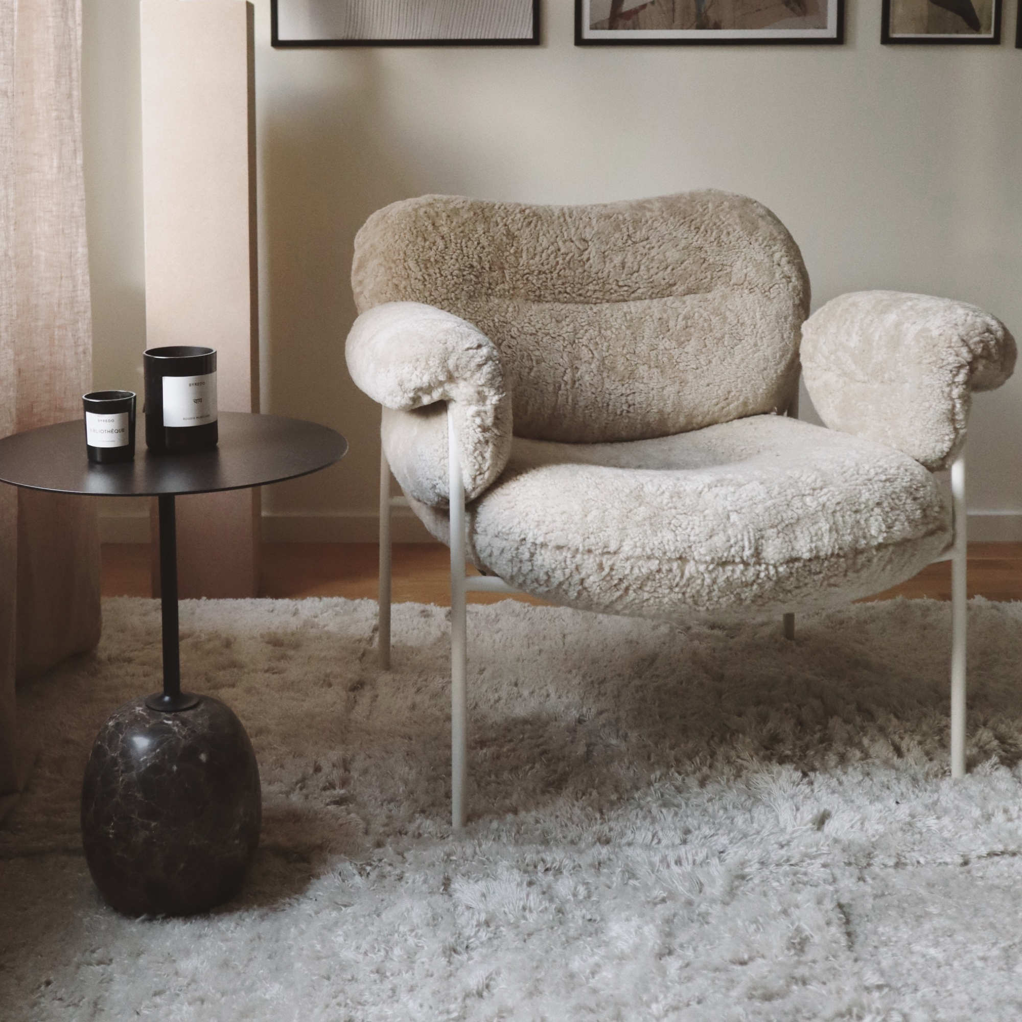 Bollo Lounge Chair - Sheepskin (Mohawi)