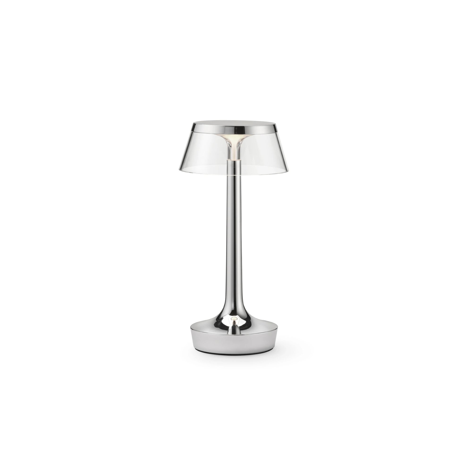 Bon Jour Unplugged Portable Table Lamp - Chrome