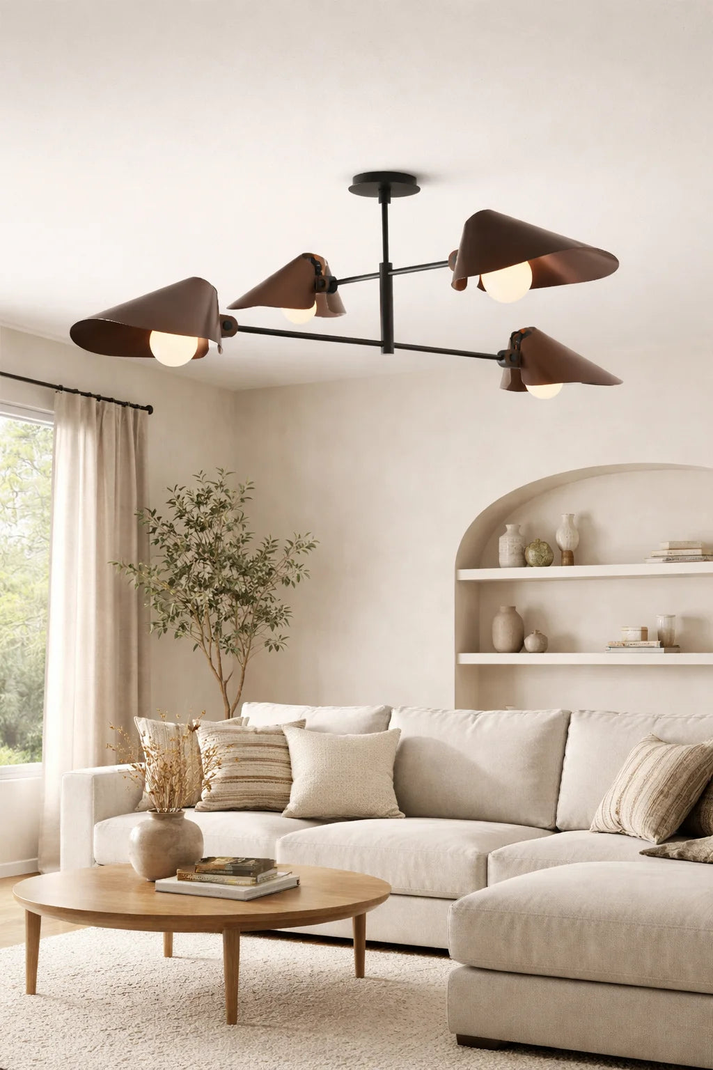 مصباح معلق Bonnet SC91 - أسود/برونزي