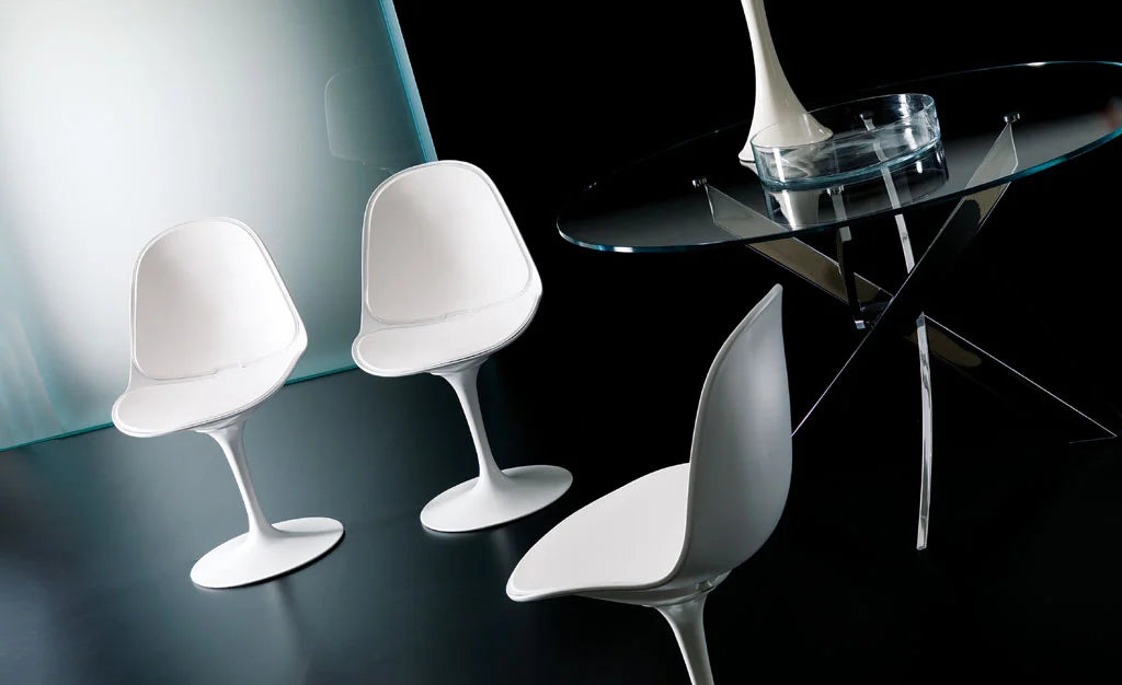 Nicla Dining Chair - Ecoleather (White TR505T)-5