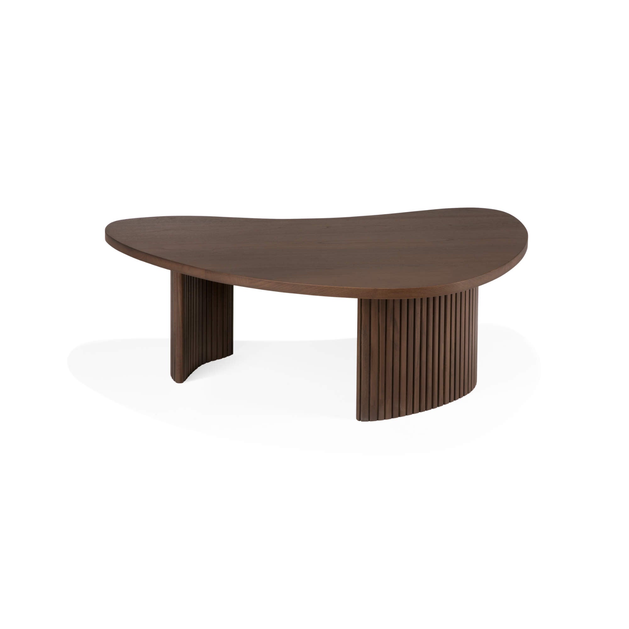 Boomerang 10091 Coffee Table - Varnished Teak Brown-3