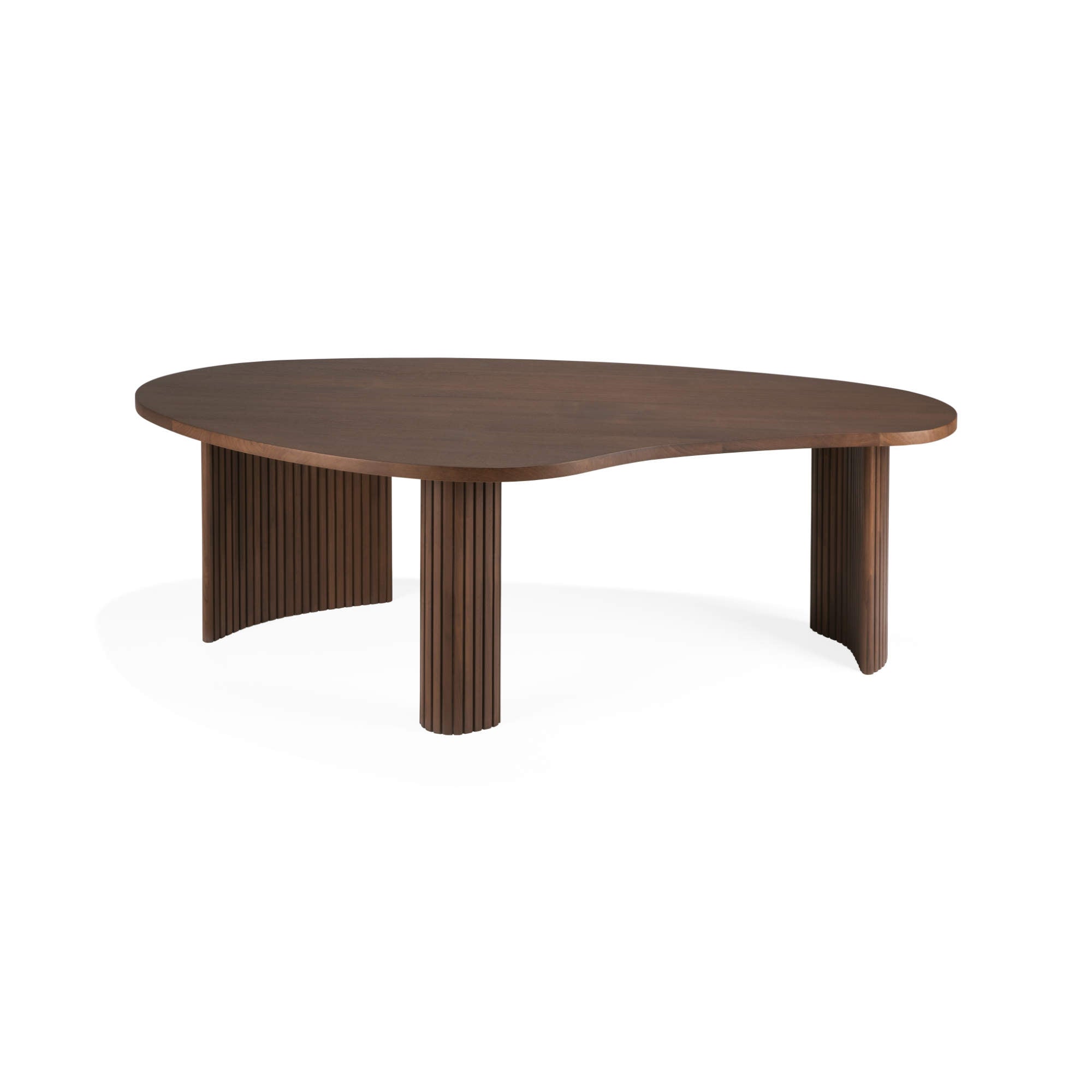 Boomerang 10092 Coffee Table - Varnished Teak Brown-1