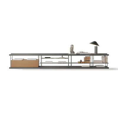 Bost 87 TV Unit - Kai Black/Walnut/Moss