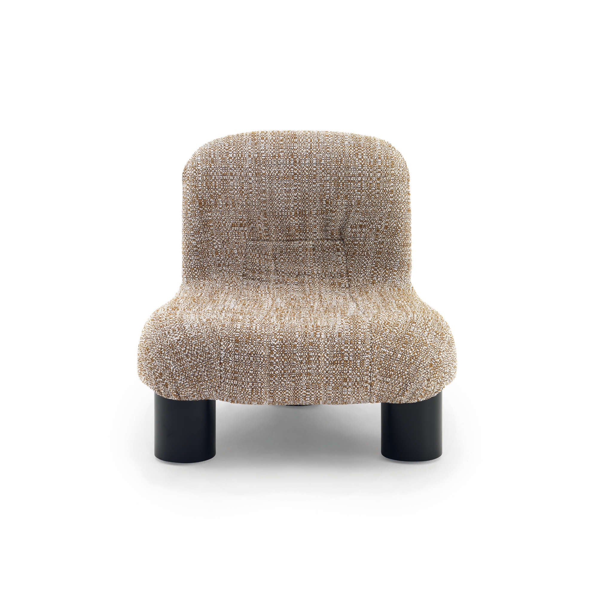 Botolo 2865 Low Armchair - Black/Fabric T2 (Cabas 50)-3