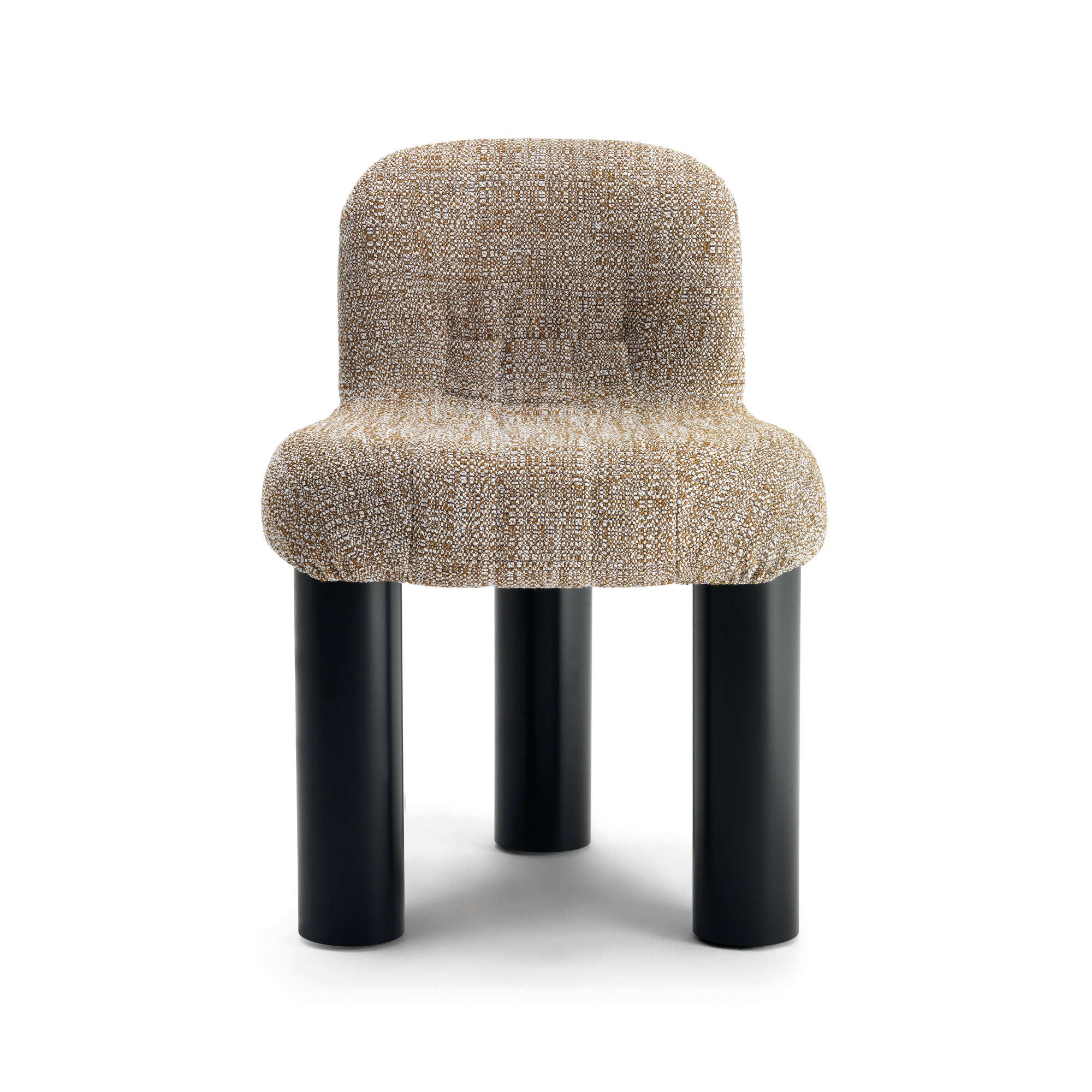 Botolo 2867 Dining Chair - Black/Fabric T2 (Cabas 50)-3