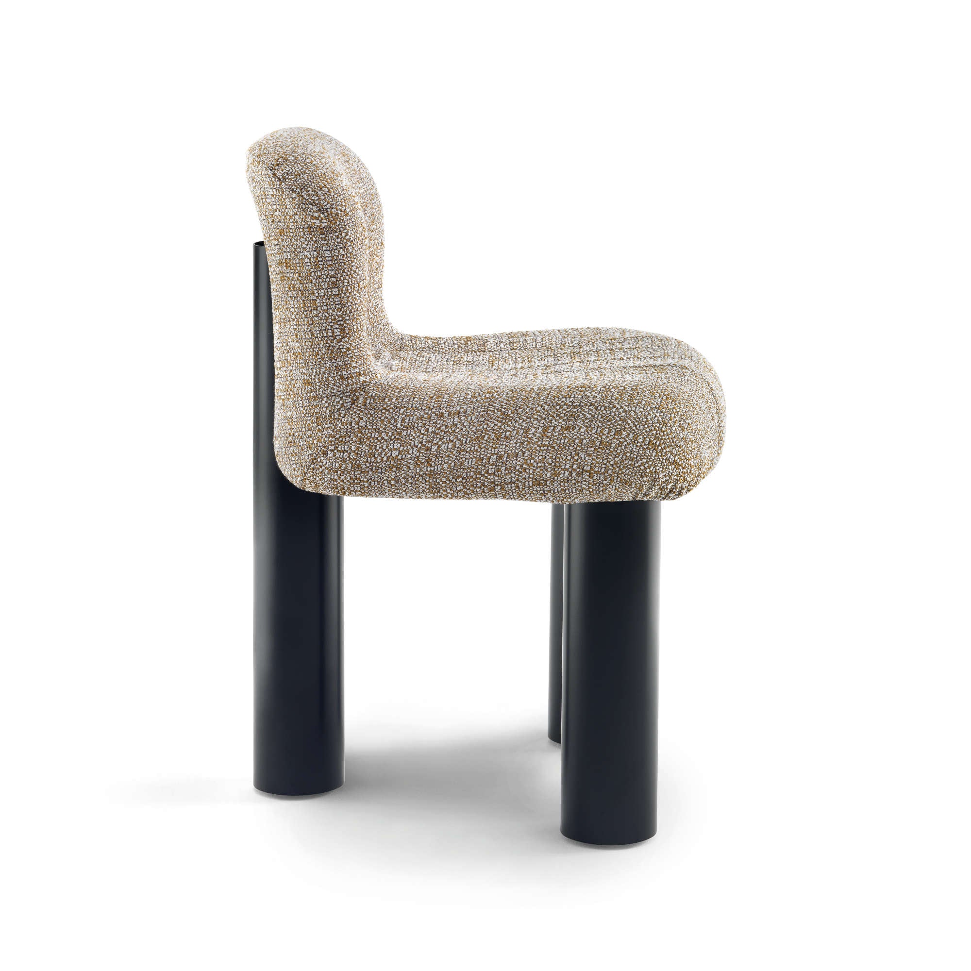 Botolo 2867 Dining Chair - Black/Fabric T2 (Cabas 50)-5