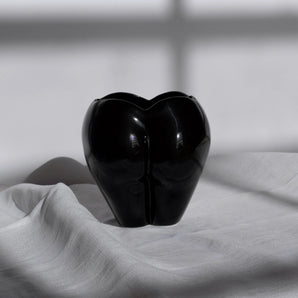 Bottom Of My Heart Pot - Black
