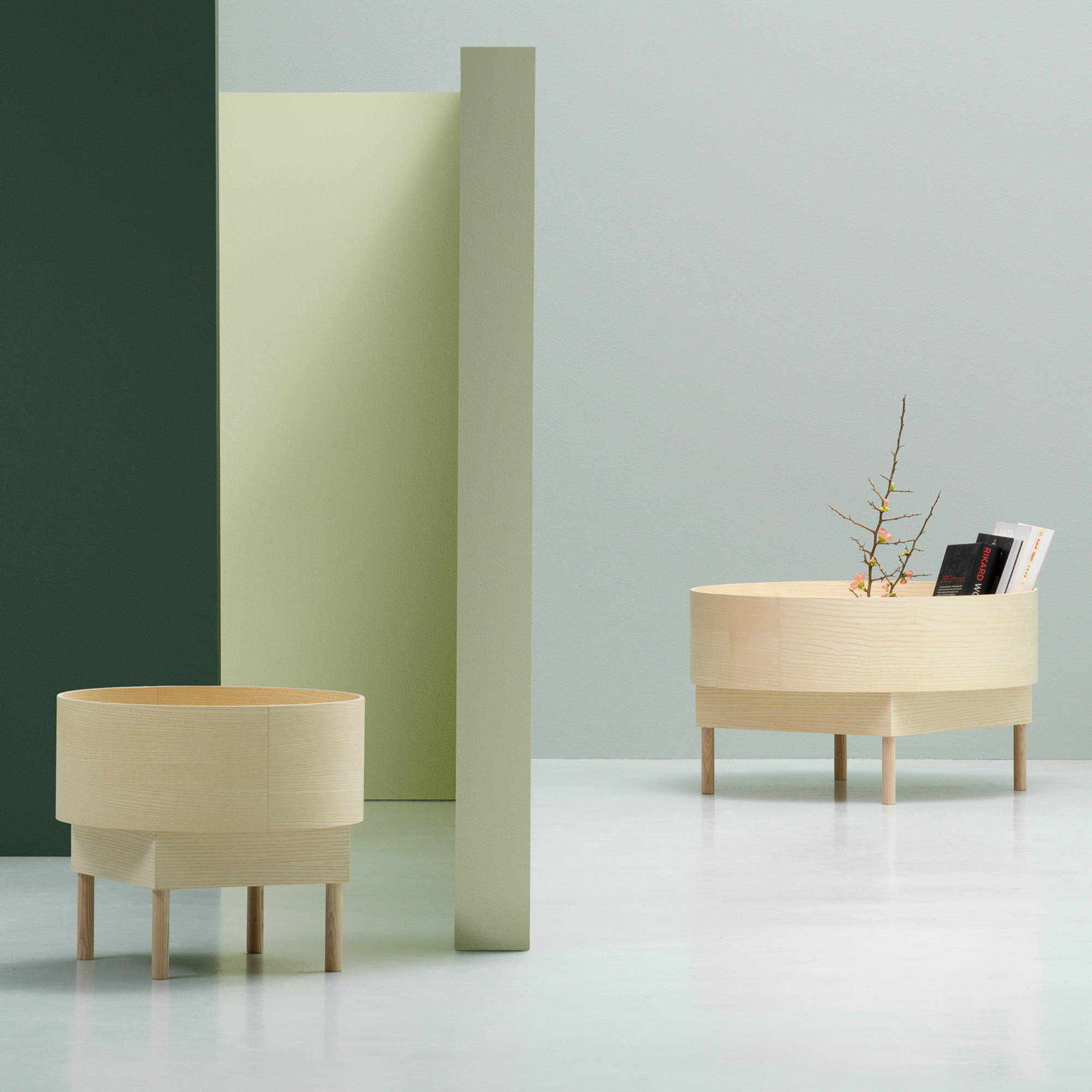 Bowl Large 60 Side Table - Lacquered Ash-3