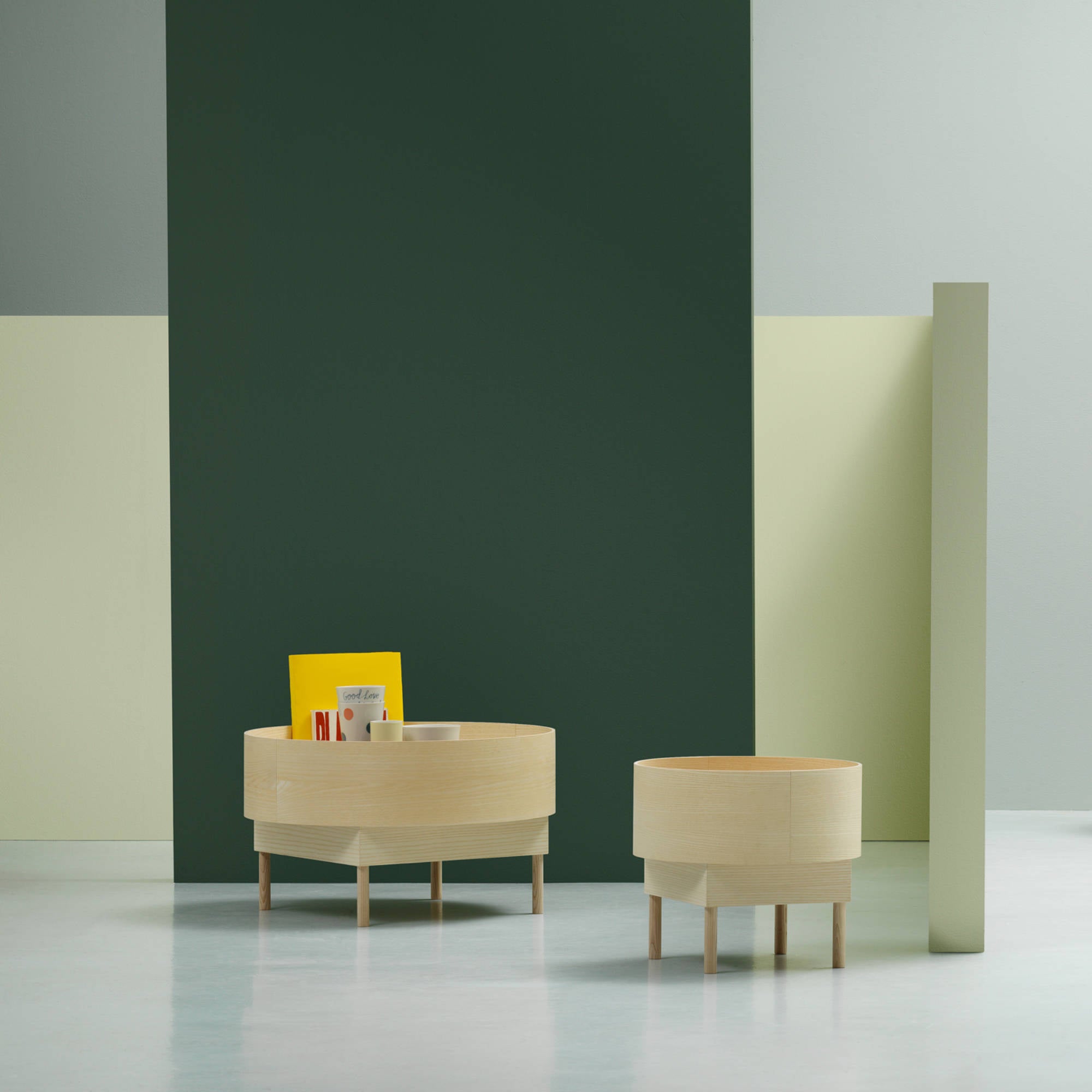 Bowl Large 60 Side Table - Lacquered Ash-4