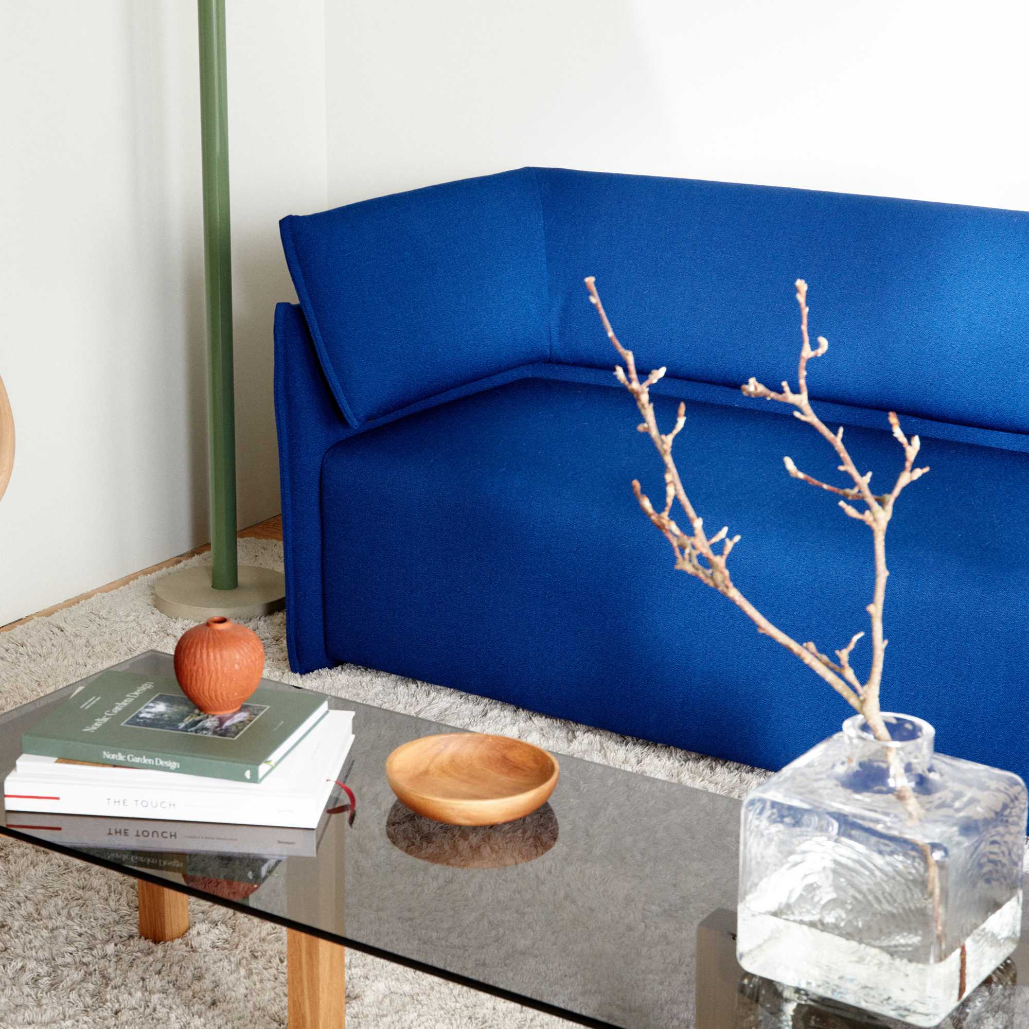 Boxlike 3 Seater Sofa - Fabric G (Vidar 772 Blue)-4