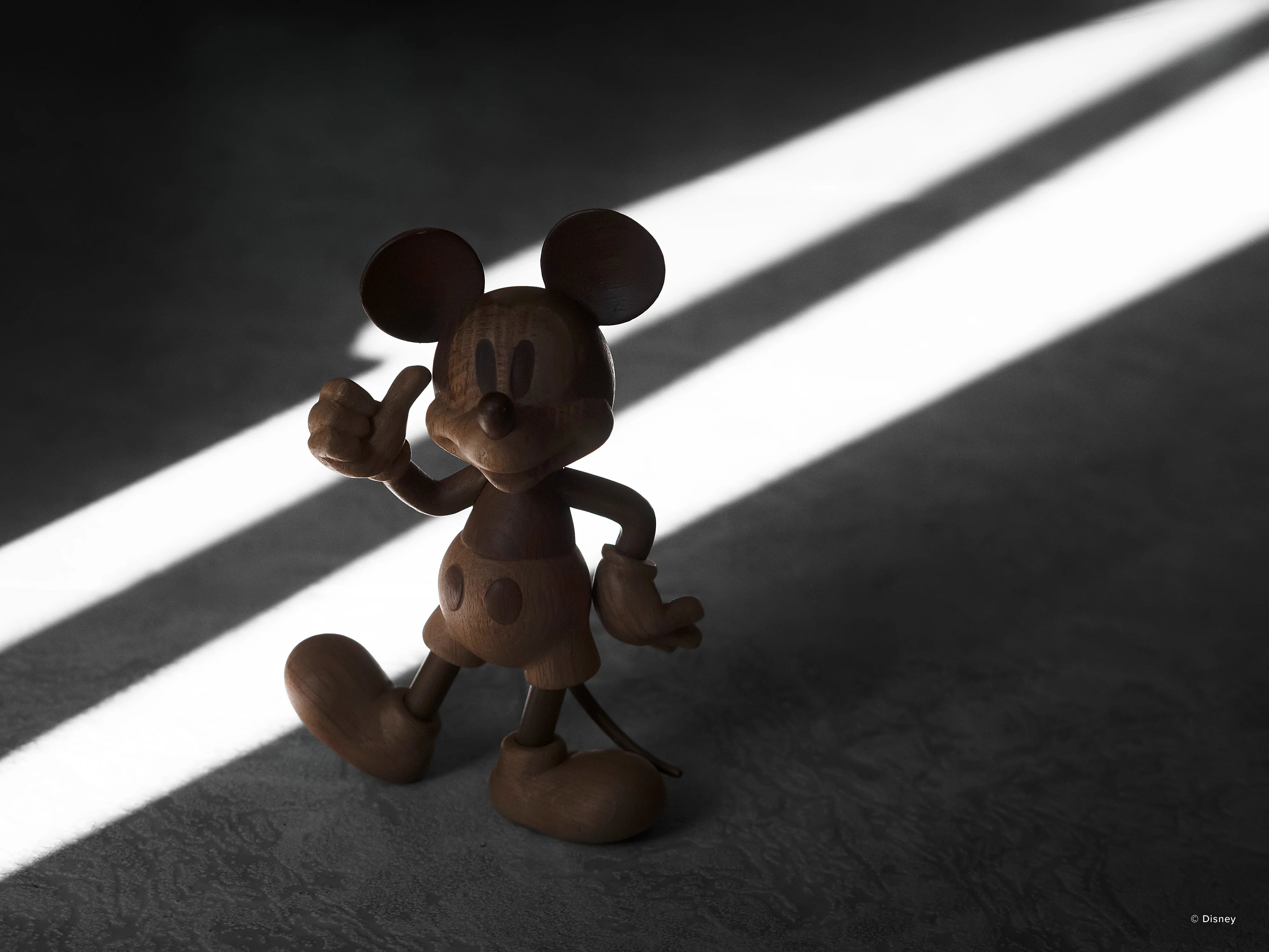 Disney X Mickey Mouse - Large/White Oak/Smoke Stained Oak-6