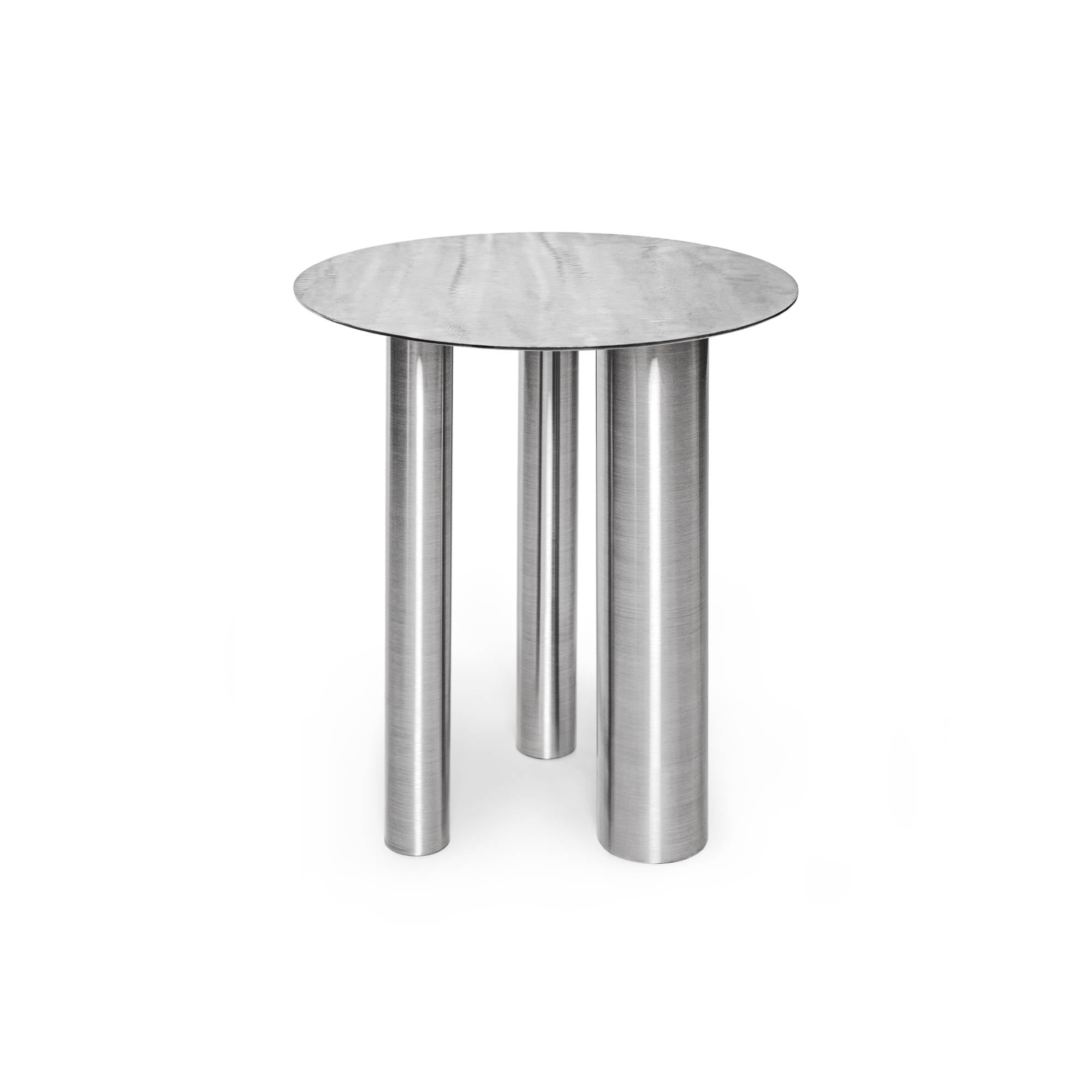 Brandt CS1 Side Table - Stainless Steel-3