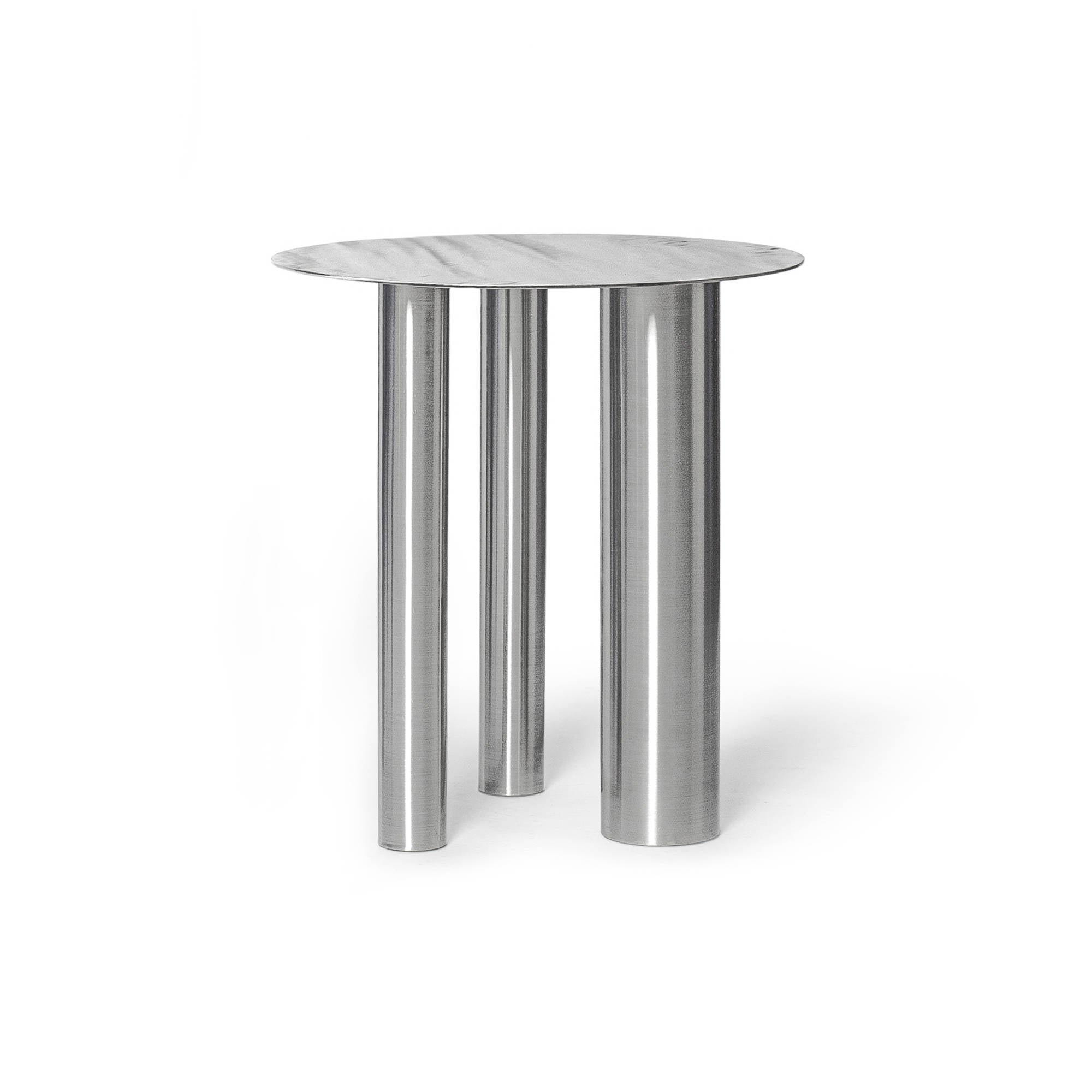 Brandt CS1 Side Table - Stainless Steel