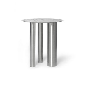 Brandt CS1 High Coffee Table - Stainless Steel