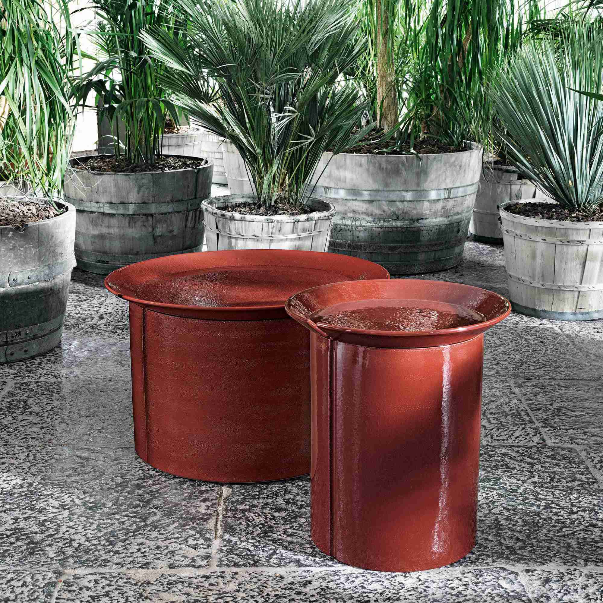Brise 43  Side Table - Red Millgres-4