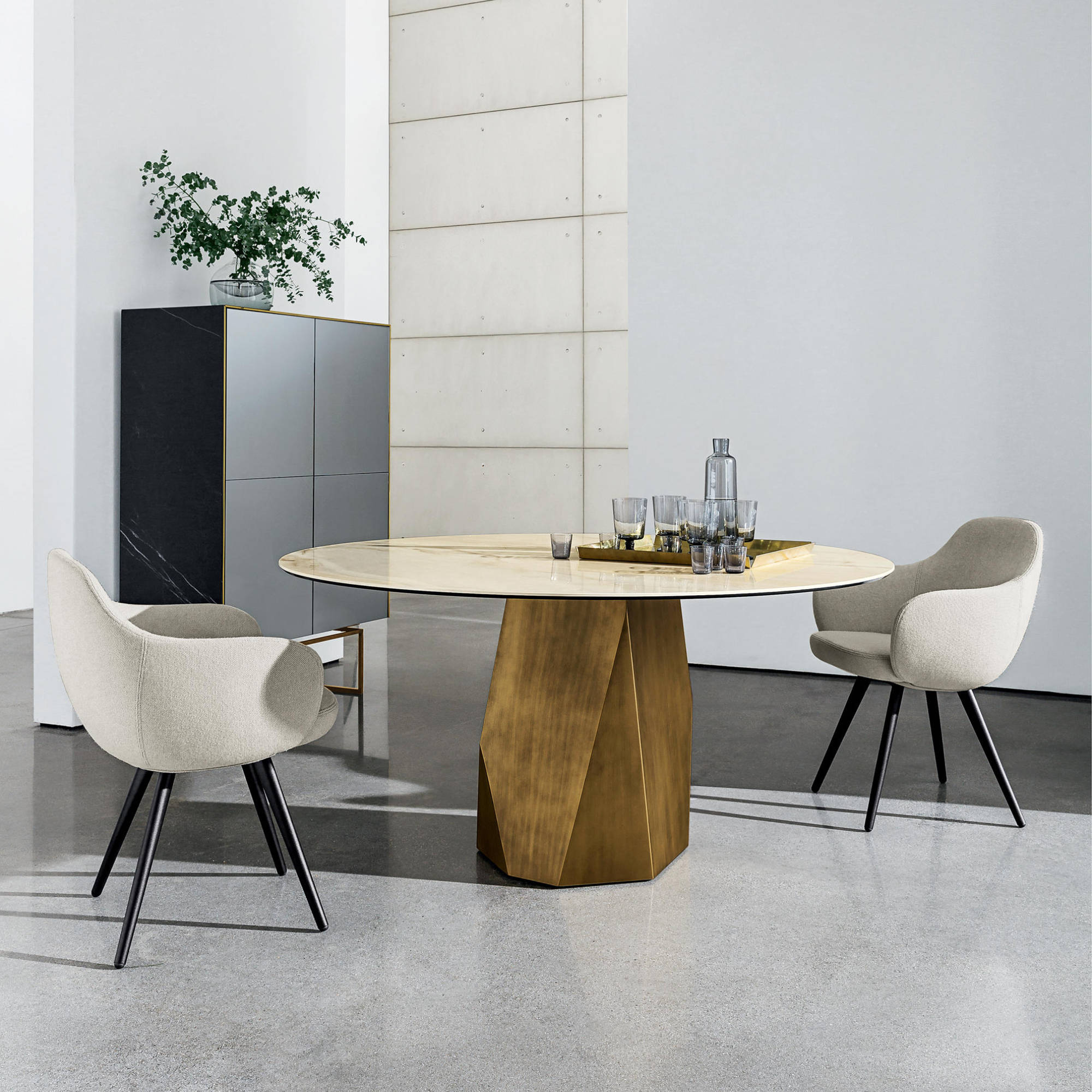 Cadira P8271 Dining Chair - GN/Rebel Nabuk Ecoleather (R26)-4