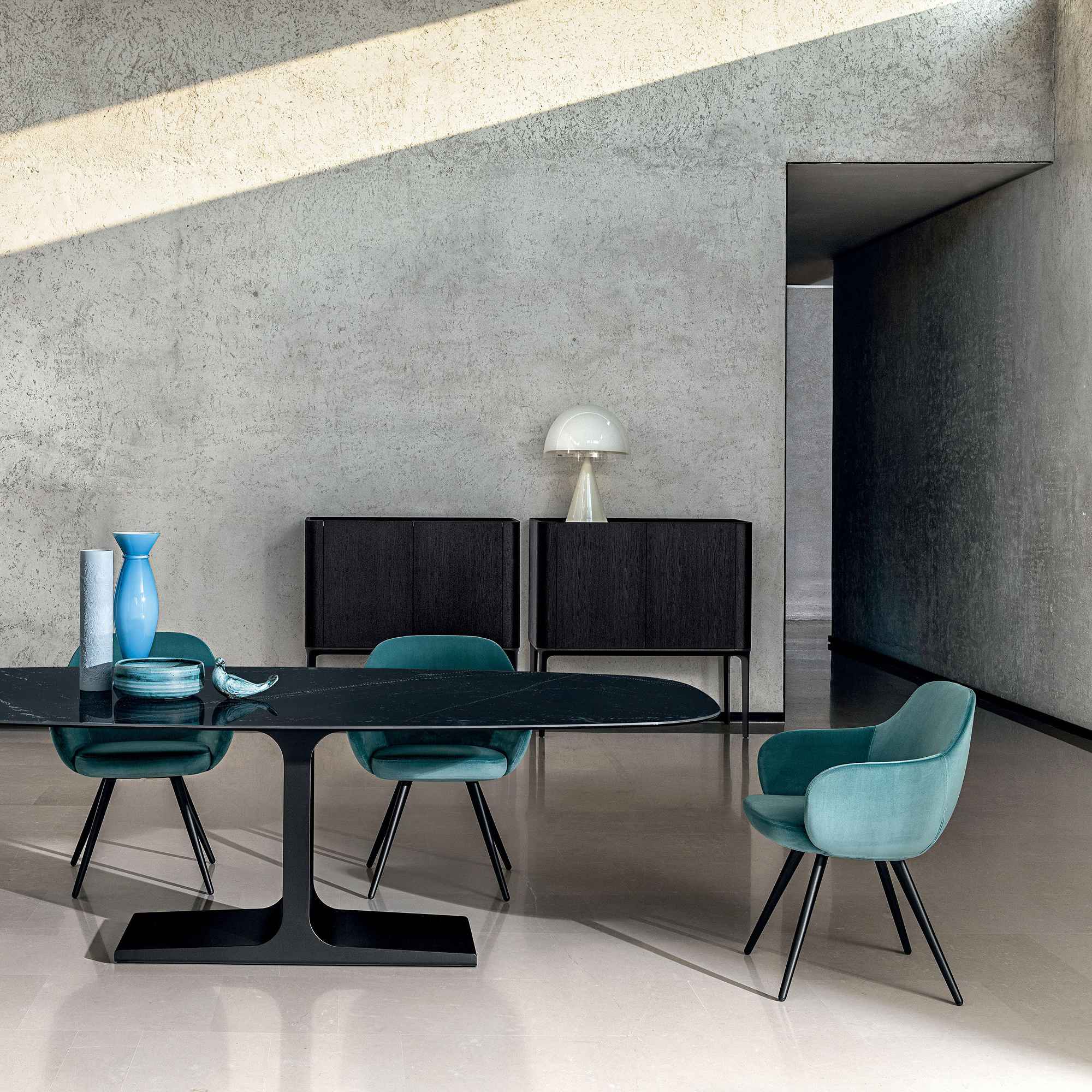 Cadira P8271 Dining Chair - GN/Rebel Nabuk Ecoleather (R26)-6