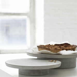 Simple Plate Cakestand - Large/Grey