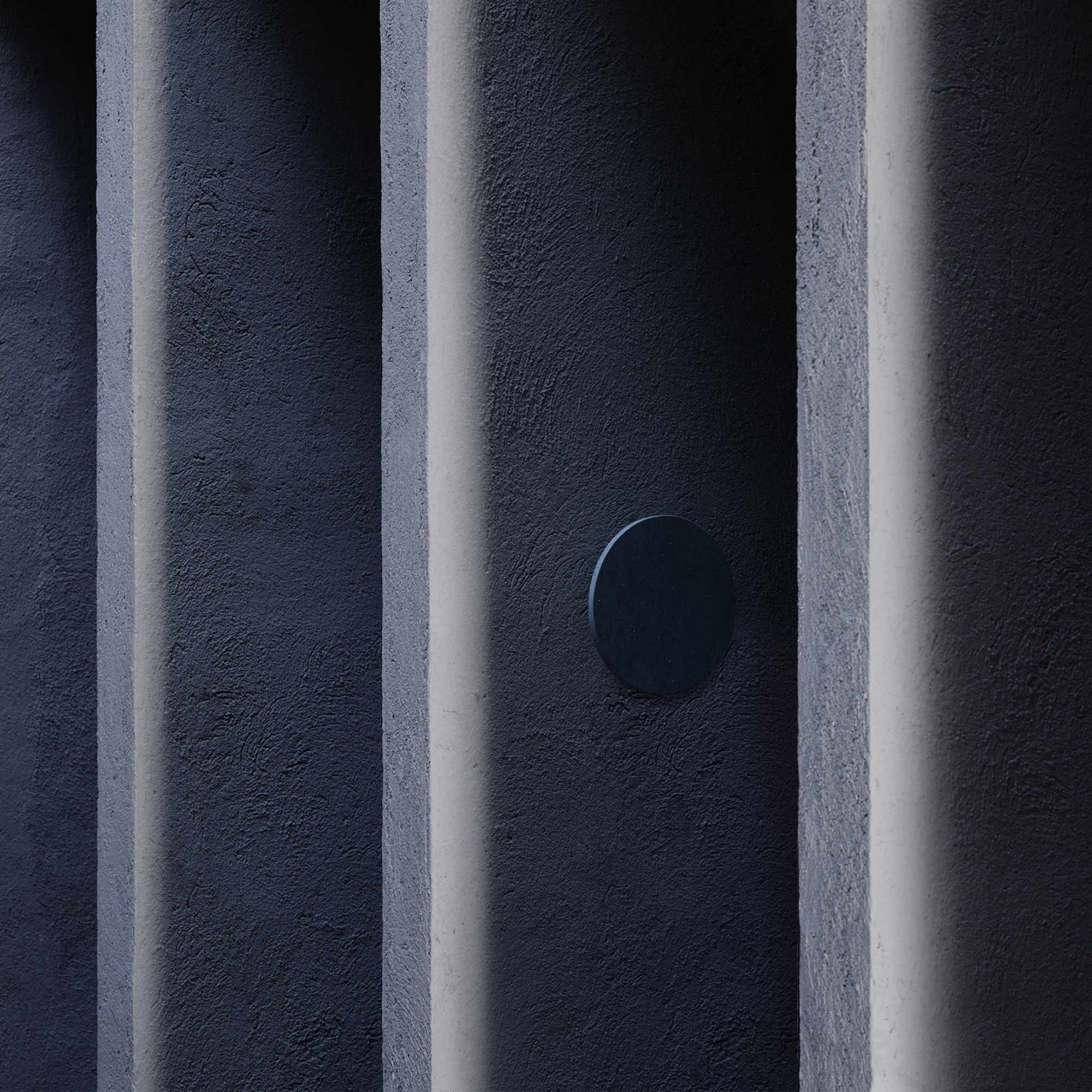 Camouflage Non Dimmable Outdoor Wall Lamp - Black