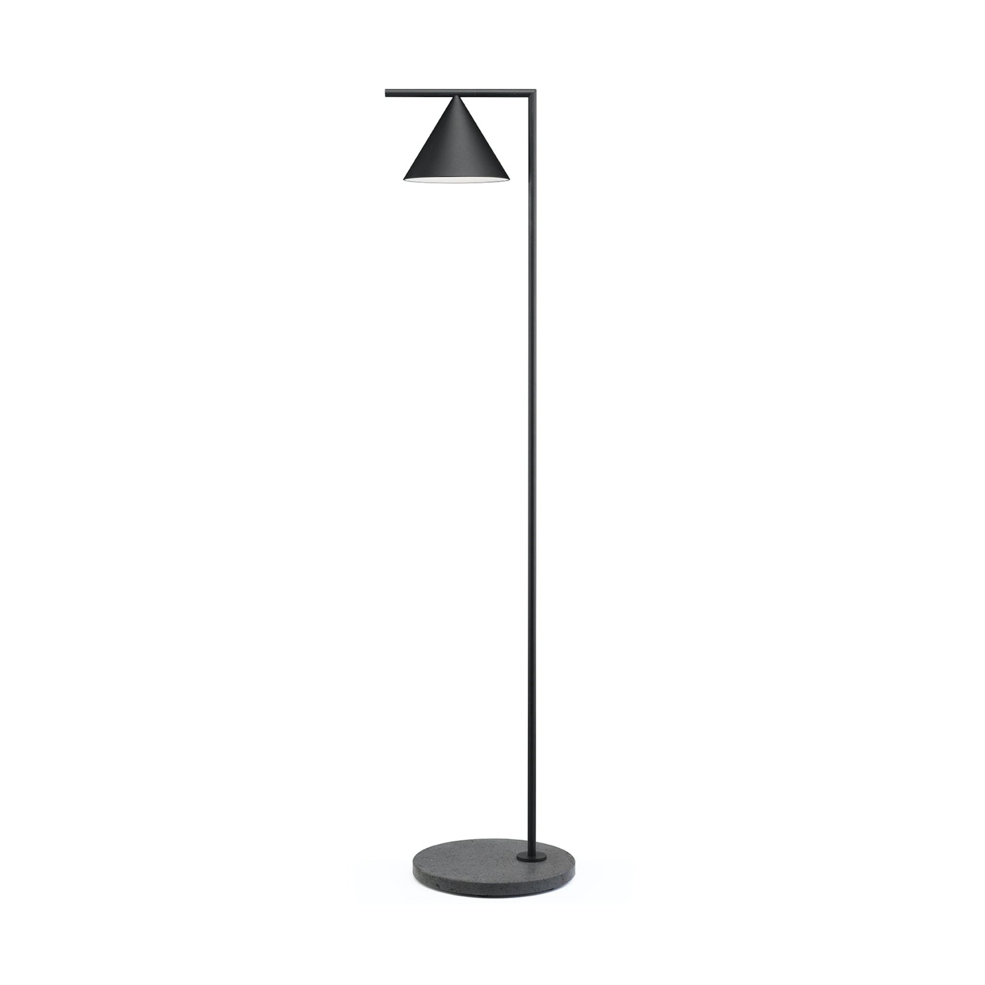 Captain Flint Outdoor Floor Lamp - Black/Black Lava
