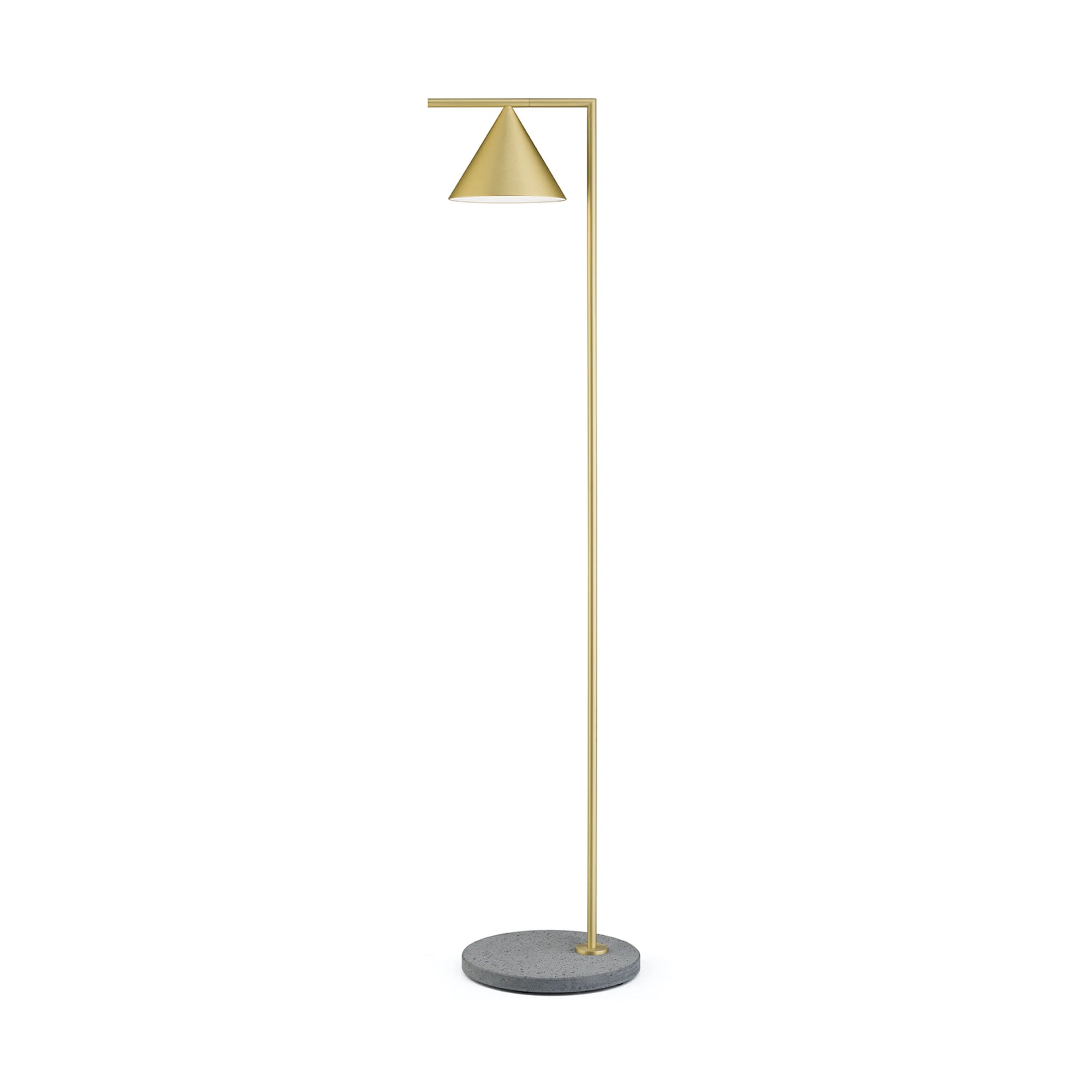 Captain Flint Outdoor Floor Lamp - Brass/Grey Lava