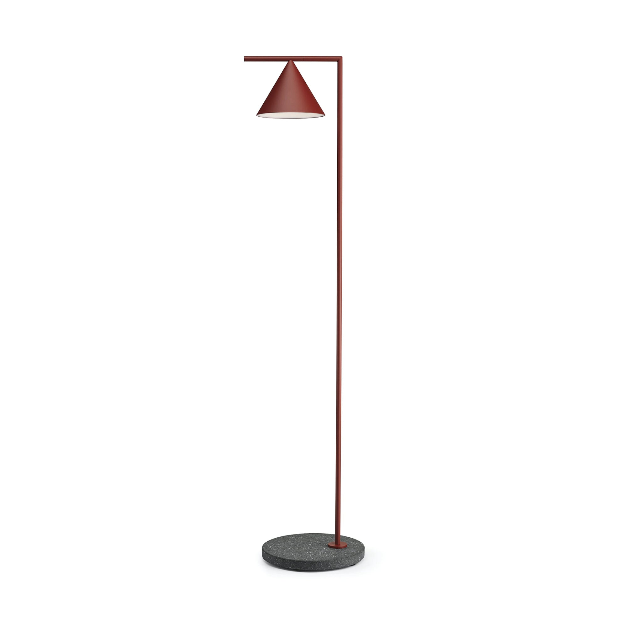 Captain Flint Outdoor Floor Lamp - Red/Black Lava