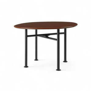 Carmel 59044 Outdoor Coffee Table - Black/Rock Red
