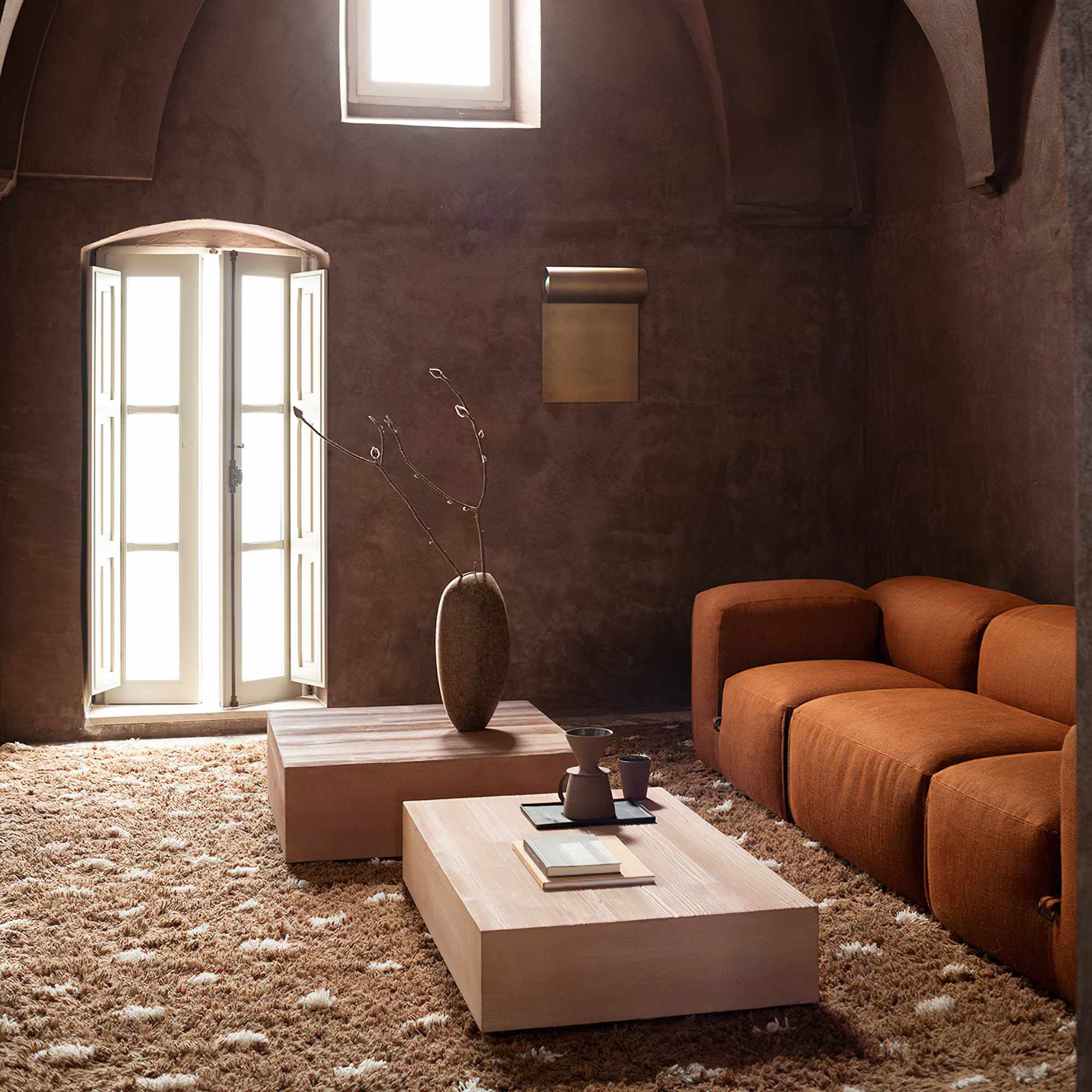 Cassero 0CSRTBSQ085 Coffee Table - Earth Tones T194