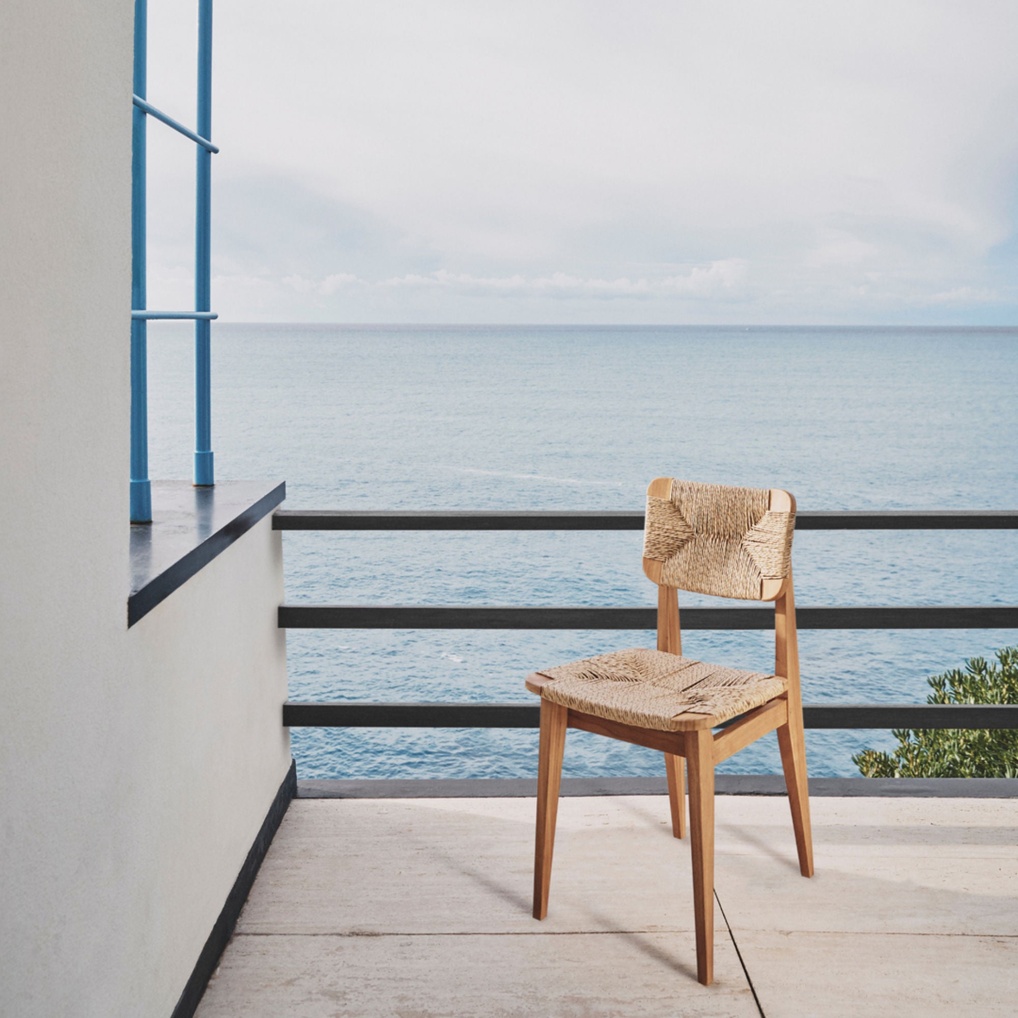 C-Chair 42723 Outdoor Dining Chair - Natural Teak-2